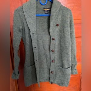 Ralph Lauren Rugby Cardigan w Elbow Patches
